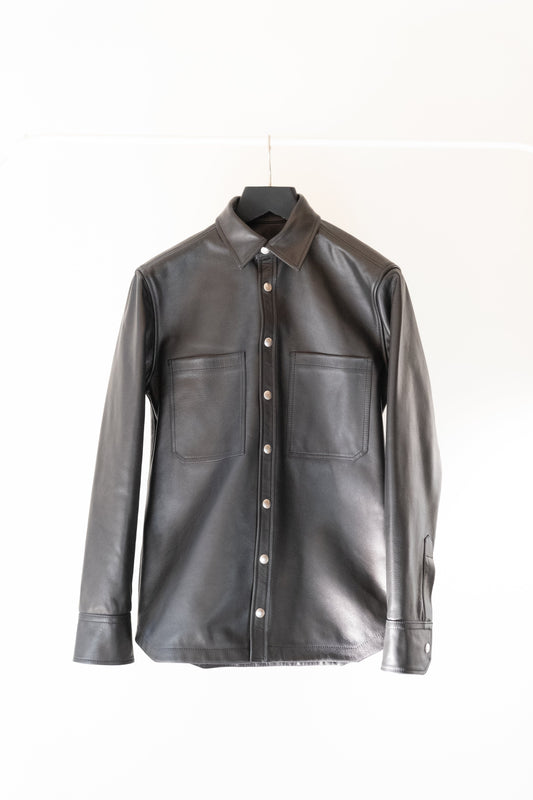 SN0004 STABB LEATHER SHIRT