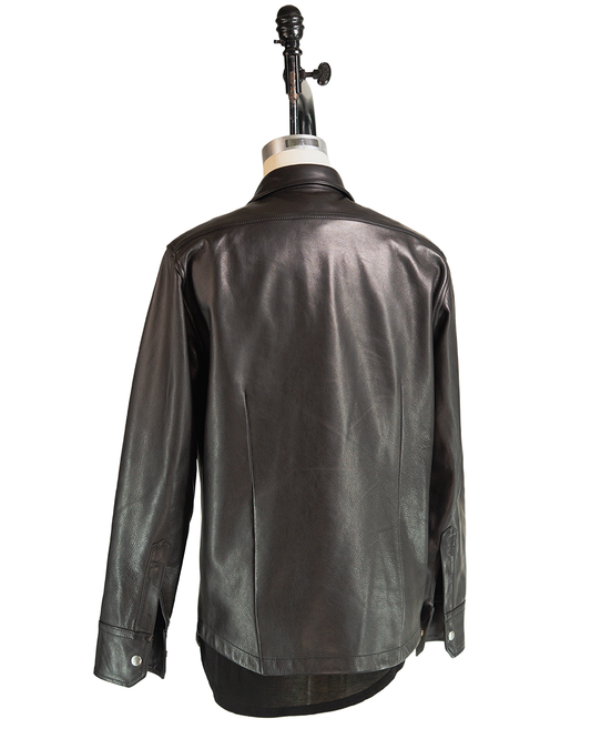 JKEEFER stabb leather shirt