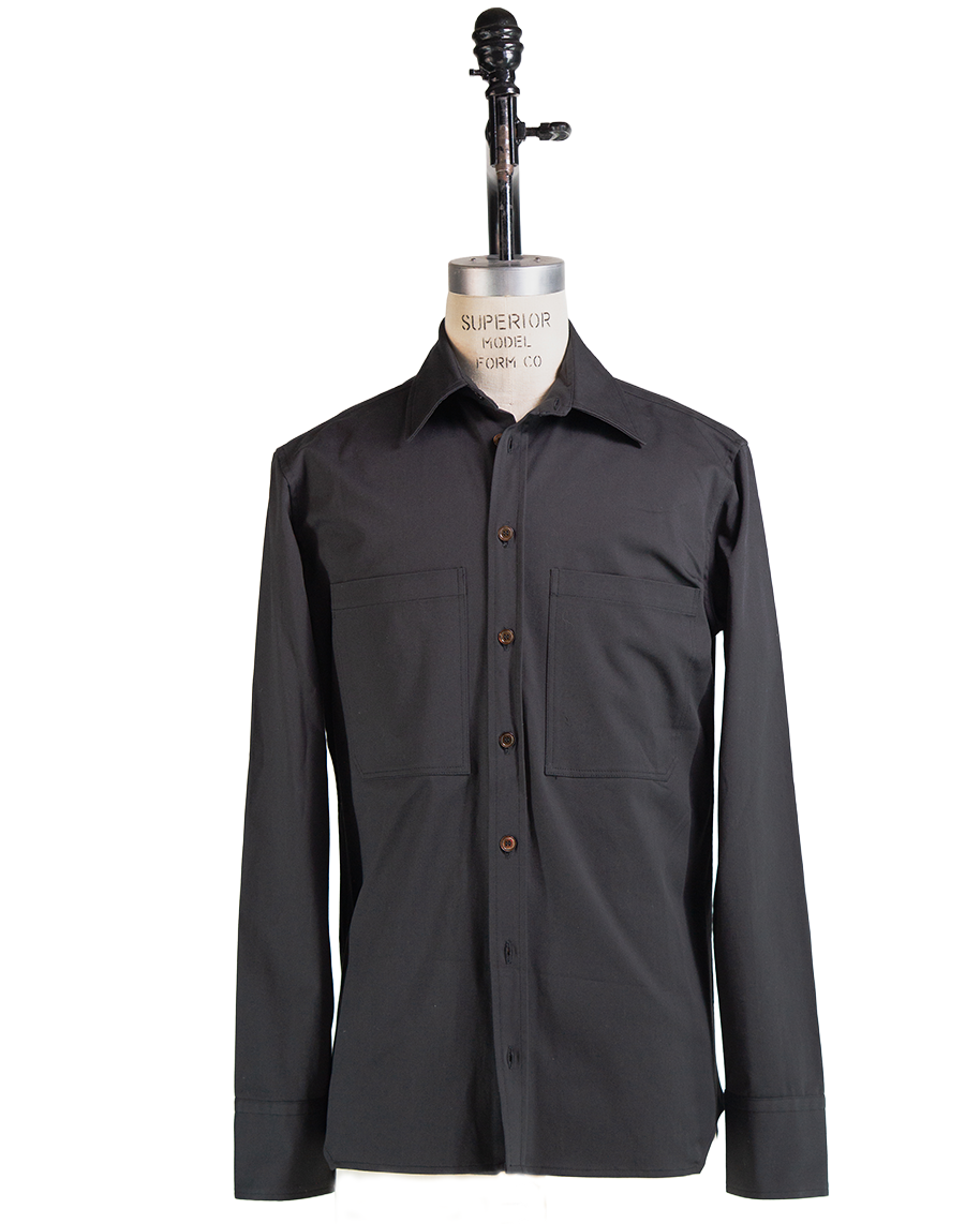 JKEEFER STABB shirt in Italian cotton gabardine 