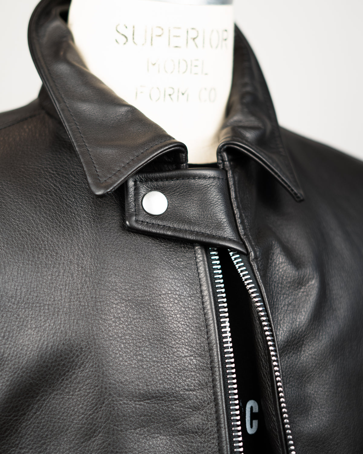 JKEEFER Ian Leather Jacket detail image