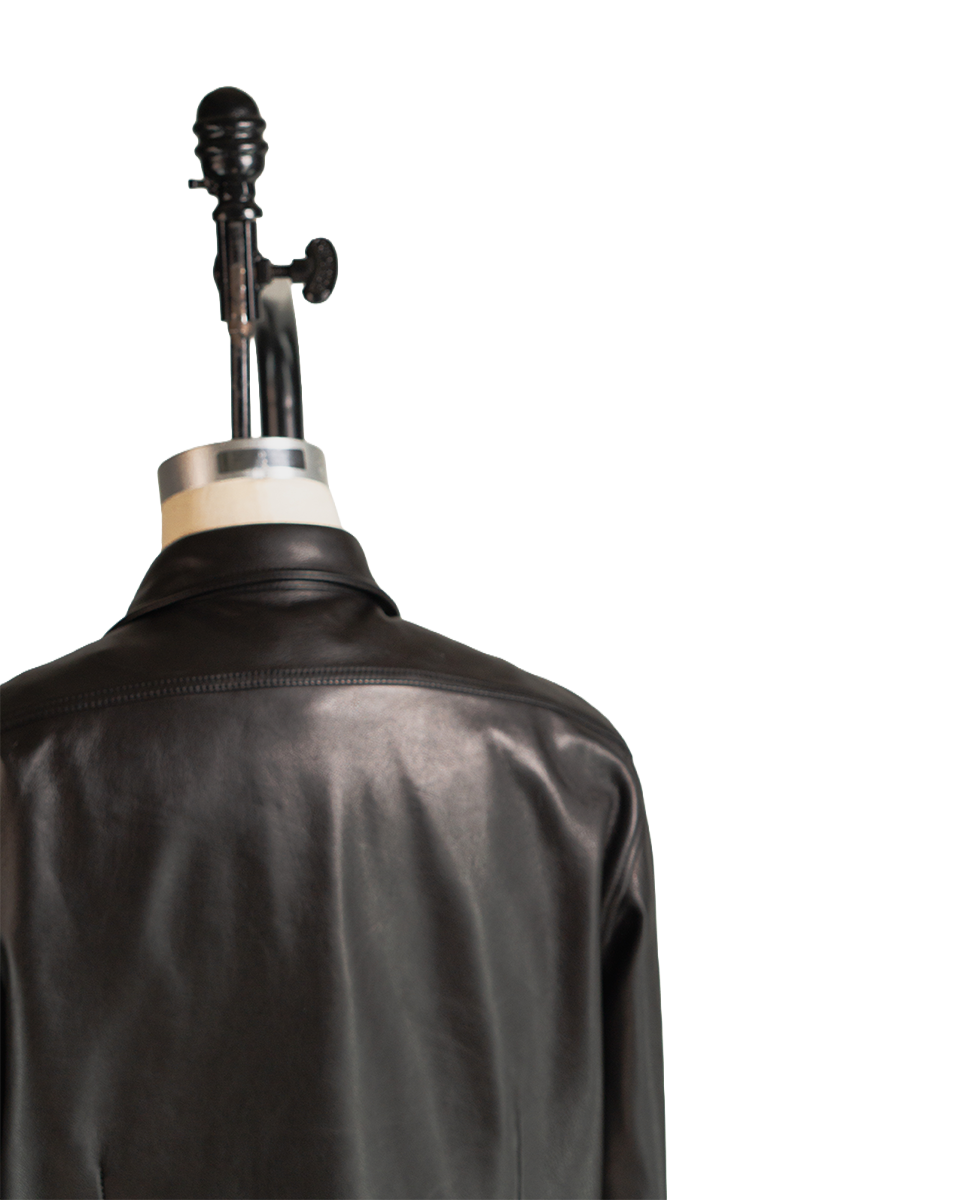 JKEEFER stabb leather shirt 